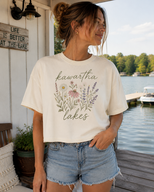Kawartha Lakes Floral Boxy Tee&nbsp;