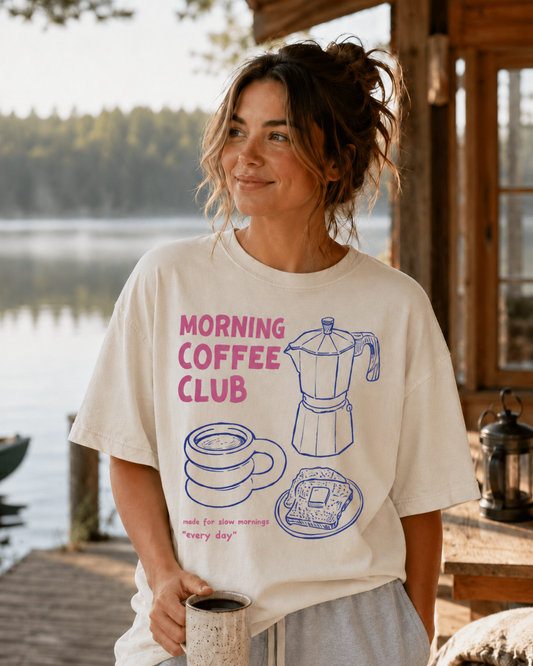 Morning Coffee Club Tee